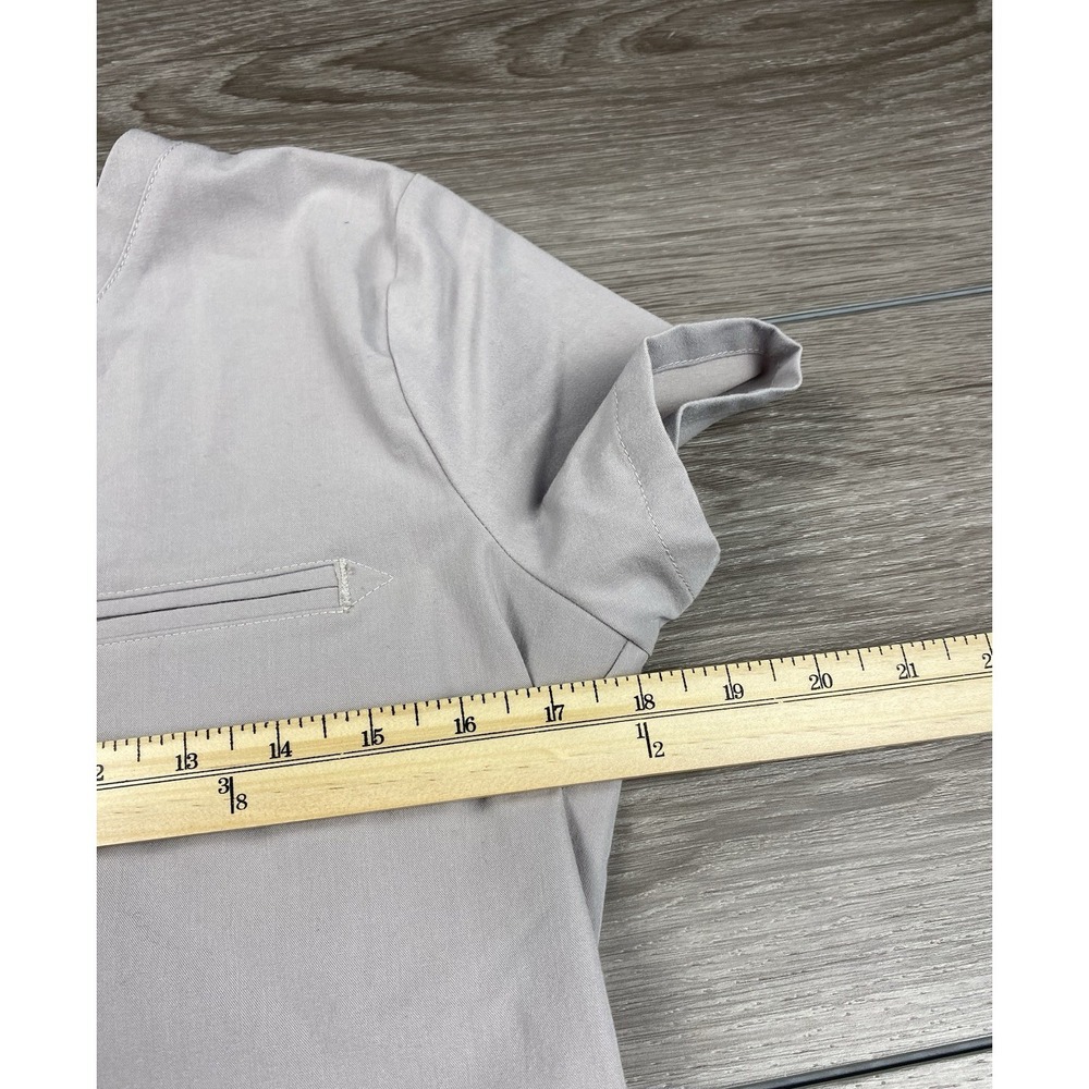 Medelita Women's Pullover Scrub Top Grey Size XXS - Picture 7 of 8